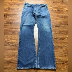 Levi's 517 Men's Classic Bootcut Jeans 34x36 Blue Denim Western Cowboy